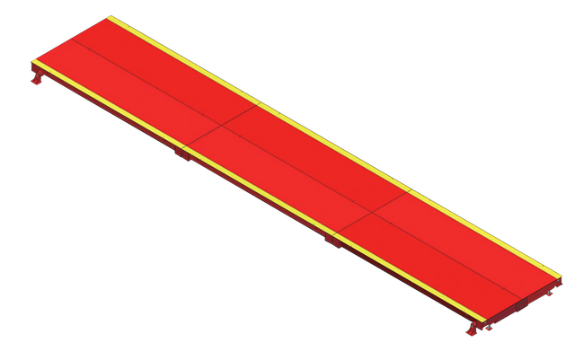 Commercial Low Profile Truck Scale For App Weigh