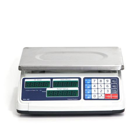 XHAE Price Computing Scale Pricing Scale 30kg Weighing Scale
