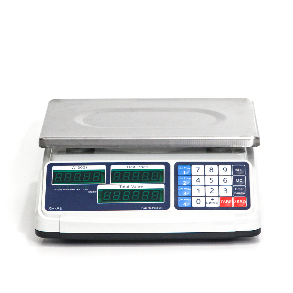 XHAE Price Computing Scale Pricing Scale 30kg Weighing Scale