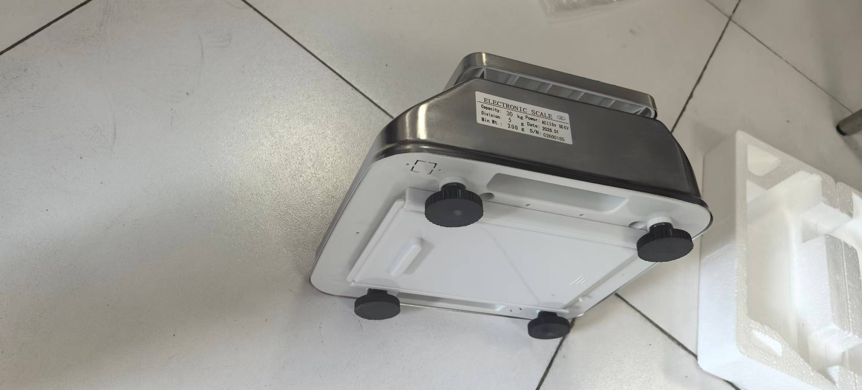 D6 Austenitic stainless  steel weighing scale waterproof scale 304 stainless steel food waterproof scale IP68