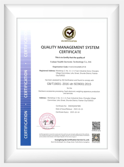 ISO9001 YM01