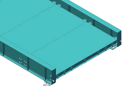 YTH-200t Digital Low Profile Truck Scale For App Weigh