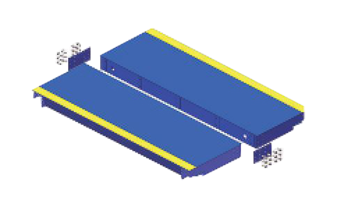 Automated Low Profile Truck Scale For App Weigh