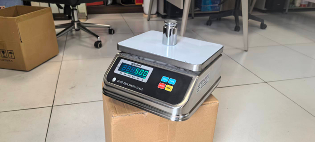 D6 Austenitic stainless  steel weighing scale waterproof scale 304 stainless steel food waterproof scale IP68