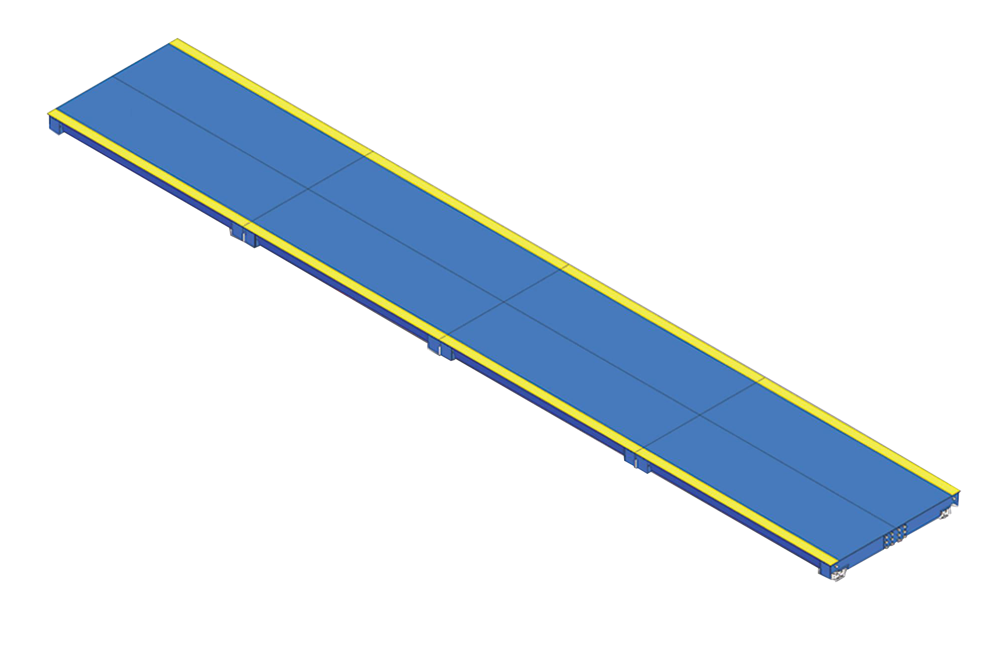 Automated Low Profile Truck Scale For App Weigh