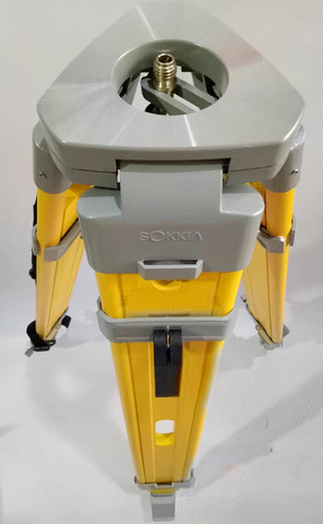 Sokkia Wide-Frame Wood Tripods (Yellow)