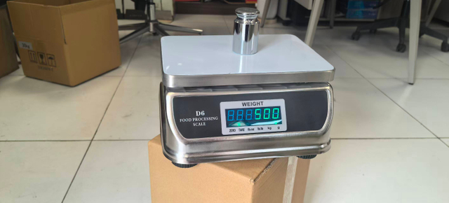 D6 Austenitic stainless  steel weighing scale waterproof scale 304 stainless steel food waterproof scale IP68